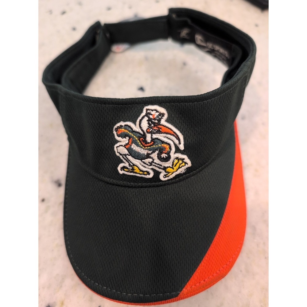 OC Sports Miami Hurricanes Visor Hat - One Size Fits Most